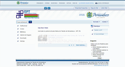 Desktop Screenshot of escoladetransito.pe.gov.br