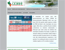 Tablet Screenshot of lajedo.pe.gov.br