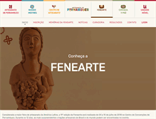 Tablet Screenshot of fenearte.pe.gov.br