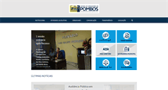 Desktop Screenshot of cvpombos.pe.gov.br