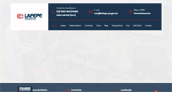 Desktop Screenshot of lafepe.pe.gov.br