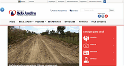 Desktop Screenshot of belojardim.pe.gov.br