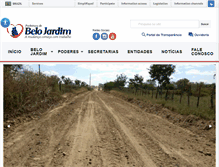 Tablet Screenshot of belojardim.pe.gov.br