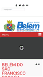 Mobile Screenshot of belemdosaofrancisco.pe.gov.br