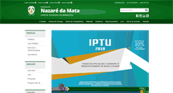 Desktop Screenshot of nazaredamata.pe.gov.br