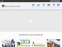 Tablet Screenshot of canhotinho.pe.gov.br