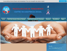 Tablet Screenshot of caspm.pe.gov.br