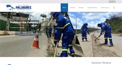Desktop Screenshot of palmares.pe.gov.br