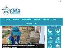 Tablet Screenshot of cabo.pe.gov.br