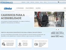 Tablet Screenshot of peconduz.pe.gov.br