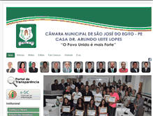 Tablet Screenshot of camarasjegito.pe.gov.br