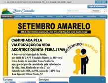 Tablet Screenshot of bomconselho.pe.gov.br