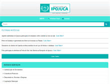 Tablet Screenshot of ipojuca.pe.gov.br