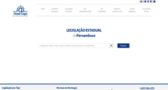 Desktop Screenshot of legis.alepe.pe.gov.br