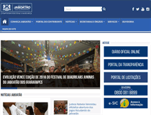 Tablet Screenshot of jaboatao.pe.gov.br